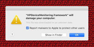 Macos Warns That Hp Amazon Software Will Damage Your Computer The Mac Security Blog
