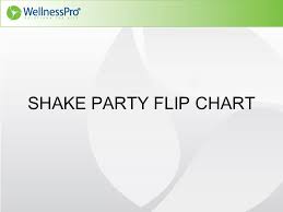 Shake Party Flip Chart Before You Start Set The Mood Have