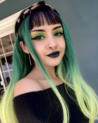 On Twitter Green Hair Kids Hair Color Green Hair Girl