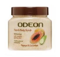 ‫Odeon Scrub- Papaya & Cucumber- كريم فرك الجسم‬‎