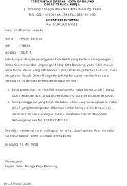 Sebagai karyawan ataupun pegawai yang berada dalam sebuah perusahaan, maka wajib untuk memenuhi auturan perusahaan dan harus mampu bekerja sesuai target yang telah ditetapkan perusahaan. Contoh Format Surat Teguran Tertulis Pns Syeralurh