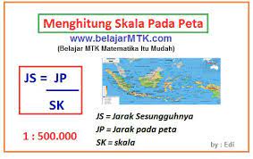 Contoh peta indonesia di peta misalnya tertuli skala 1 : Menghitung Skala Pada Peta Dan Contoh Soalnya