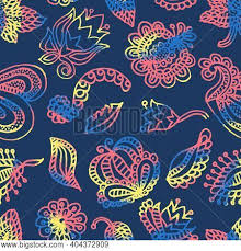 Download floral pattern indian stock vectors. Flower Seamless Vector Photo Free Trial Bigstock