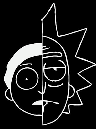 Rick And Morty Amp 8211 Two Halves Also Buy This Artwork On Wall Prints Apparel Stickers And More Easy Drawings Rick And Morty Morty