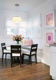 Spend this time at home to refresh your home decor style! Corner Dining Nook Beach Style Dining Room Newark By Sheila Rich Interiors Llc Houzz