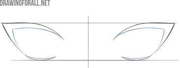 You might achieve a more natural effect by closing your eyes and using the natural crease to extend the outline. How To Draw Anime Female Eyes
