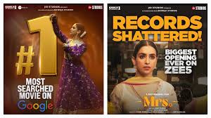 Sanya Malhotra-starrer Mrs shatters records with biggest ever opening on  ZEE5, becomes most searched film on Google !! : rbollywood