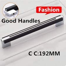 Find great deals on ebay for kitchen cabinet handles chrome. 192mm Modern Fashion Simple Furniture Door Handles Shiny Silver Kitchen Cabinet Wardrobe Door Handles Black Chrome Dresser Pulls Cabinet Game Cabinet Basecabinet Doors For Sale Aliexpress