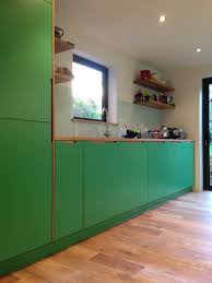 Kitchen Laminated Plywood Solid Oak Back Painted Glass Plywood Kitchen Painted Furniture Plywood Cabinets