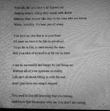 A Poem I Wrote For My English Class About Stereotypes Nat Poems Judging People Reality