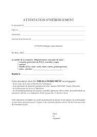 Dans le cas d'une demande pour un enfant mineur, le justificatif de domicile à produire doit mentionner au moins le nom d'un des deux parents. Https Www Georgeon Avocat Fr Contenu Uploads 2018 07 Attestation Dh C3 A9bergement Pdf