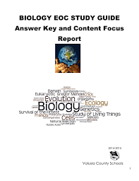 The variable that i am measuring (it depends on the independent variable) control variable: Biology Eoc Study Guide Answer Key And Content Focus Report