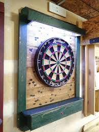 dartboard cabinet led lights laser line wi fi voice app etsy in 2020 dart board led lights dart board backboard