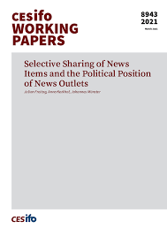 Information technology company in münster. Selective Sharing Of News Items And The Political Position Of News Outlets Veroffentlichung Cesifo