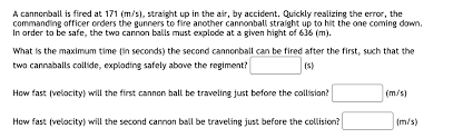 Compared to the speedsters of the dc universe, cannonball is slow. Answered A Cannonball Is Fired At 171 M S Bartleby