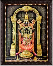 3d Balaji Lakshmi Tanjore Painting Tanjore Painting Lord Vishnu Wallpapers Lord Ganesha Paintings