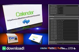 Click the button below to download the free pack of 21 motion graphics for premiere. 3d Calendar Preset Videohive Project Direct Download Link Download Free After Effects Templates