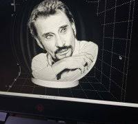 lampe johnny hallyday" 3D Models to Print