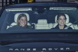 Today, Princesses Beatrice and Eugenie joined King Charles ...