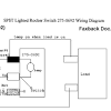 Spst illuminated rocker switch wiring / wiring diagram: 1