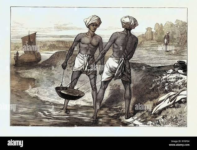 The Famine in Bengal: Indian Mode of Irrigation 1874 Stock Photo - Alamy