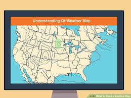 How To Read A Weather Map With Pictures Wikihow