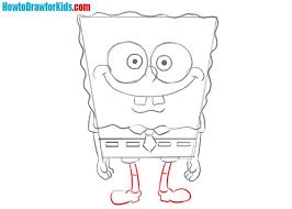 How to draw spongebob squarepants? How To Draw Spongebob Easy Drawing Tutorial For Kids