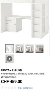 Hochbett ikea svarta 140200 bauanleitung stora anleitung. Hochbett Ikea Stuva Fritids Kaufen Auf Ricardo