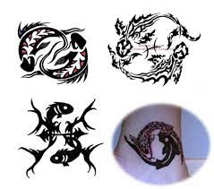 The zodiac symbol for pisces is the most classic pisces tattoo. Tribal Pisces Tattoos Design Tattoos Designs Pisces Tattoos Tribal Tattoo Designs Pisces Tattoo Designs