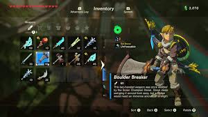 Zelda Breath Of The Wild Rare Weapon Armor Guide