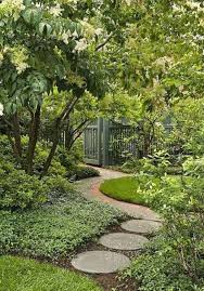 44 Best Garden Design Ideas With Nuance Of Harmony Decoarchi Com Backyard Landscaping Cottage Garden Garden Paths