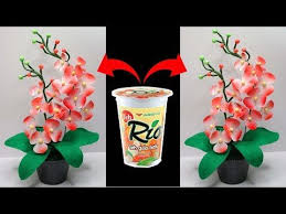 Bunga Anggrek Dari Plastik Gelas Cara Membuat Bunga Anggrek Hiasan Meja Plastic Glass Ideas Youtube Bunga Kertas Tisu Kreatif Bunga Botol Plastik