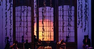 Set And Lighting I Really Like The Simplified Windows As Almost The Entire Set Stage Lighting Design Scenic Design Scene Design