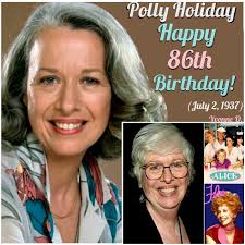Actress Polly Holliday best known for playing the sassy waitress Florence  Jean "Flo" Castleberry
