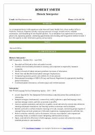 Here are some of the best cover letter examples, including one submitted to us at hubspot. Interpreter Resume Samples Qwikresume