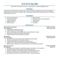 Project manager interview questions & answer #1: Unforgettable Administrative Coordinator Resume Examples To Stand Out Myperfectresume