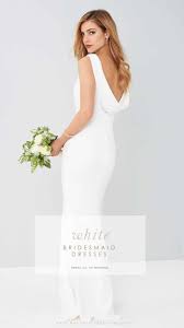 There's no rule that says brides have to wear a fluffy white gown! Cream White And Ivory Bridesmaid Dresses Dress For The Wedding