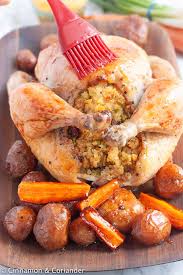 This year has not been a good one for chicken. Whole Maple Roast Chicken With Cornbread Stuffing Recipe Cinnamon Coriander