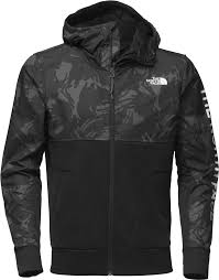 Black And Grey Camo North Face Jacket The North Face Men S Train N Logo Overlay Jacket Multi North Face Jacket Mens North Face Mens Hoodies Men