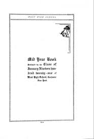 SENIOR ANNUAL CLASS OF JANUARY, 1921 ROCHESTER, N.Y. WEST HIGH SCHOOL R  or373 R676we 1921