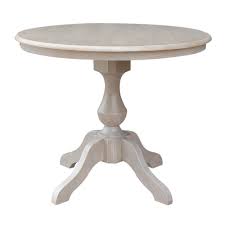 Check out our round coffee table selection for the very best in unique or custom, handmade pieces from our coffee & end tables shops. 36 X36 Solid Wood Round Pedestal Dining Table Washed Gray Taupe International Concepts From Target Accuweather Shop