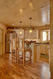 Rustic Kitchen Design Ideas Hickory Cabinets Hardwood Flooring Wood Ceiling Rustic Kitchen Design Rustic Kitchen Hickory Cabinets