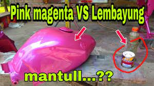 Jadikan rambutmu semeriah kembang api. Repaint Pink Magenta Vs Lembayung Airbrush Youtube