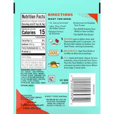 We love taco bell here at myrecipes—and everyone knows that imitation is the sincerest form of flattery. 33 Taco Seasoning Nutrition Label Label Design Ideas 2020
