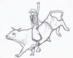 Rodeo Coloring Pages Free Printables Bull Riding Bull Riders Coloring Pages