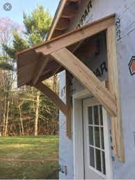 Simple Awning For The Windows Box Porch Roof House Exterior Door Awnings