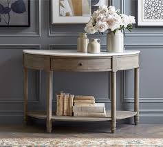 5 out of 5 stars. Alexandra 48 Demilune Marble Console Table Pottery Barn