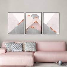 Check spelling or type a new query. Blush Pink Wall Art Triptych Set Of 3 Downloadable Prints Blush Pink Grey And Copper Scandinavian Mountains Trio Matching Posters 16x20 Pink Wall Art Art Triptych Pink Walls