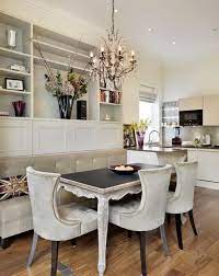 Nice Banquette And Shelving Behind It Dining Room Seating Dining Room Banquette Dining Room Walls