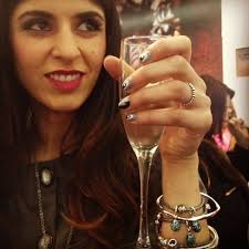 Nails for my girl Lara Eurdolian from Pretty Connected for the Pandora Soho  store opening.>